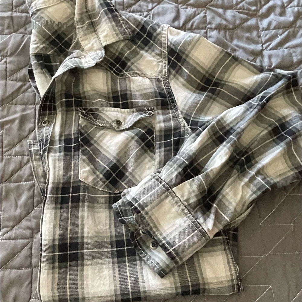 Mossimo Plaid Button Up